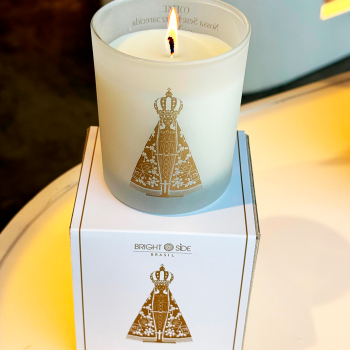 Coleção Sacra- Nossa Senhora Aparecida-210g - Dourada