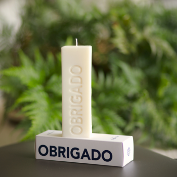 Coleção Sentir – Vela Obrigado